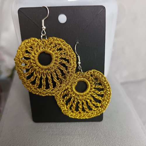 Boucles d'oreilles au crochet