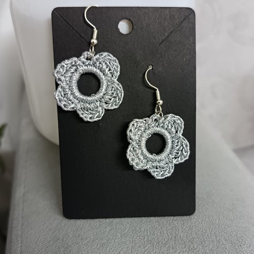 Boucles d'oreilles au crochet