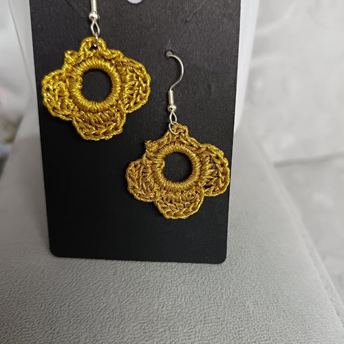 Boucles d'oreilles au crochet