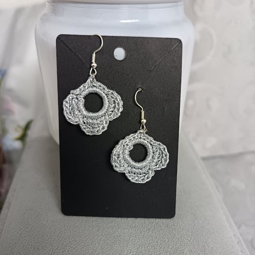 Boucles d'oreilles au crochet