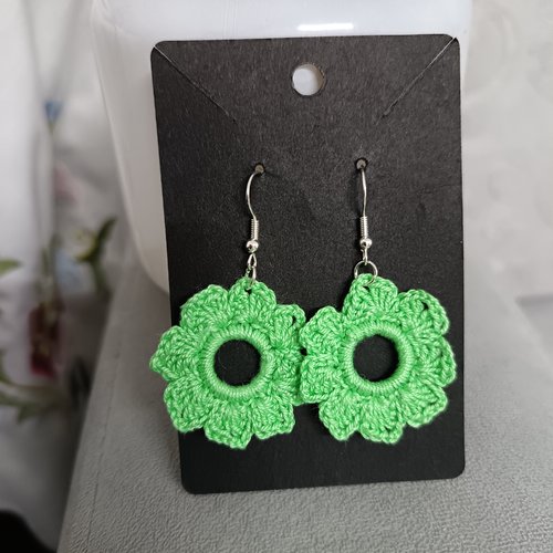 Boucles d'oreilles au crochet