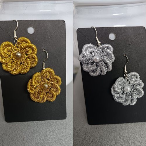 Boucles d'oreilles au crochet