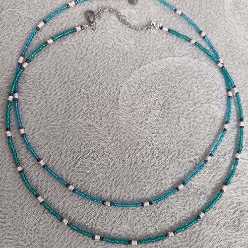 Collier ras du cou en perles, collier de charme fait main, accessoire bijou pour femme