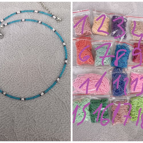 Collier ras du cou en perles, collier de charme fait main, accessoire bijou pour femme