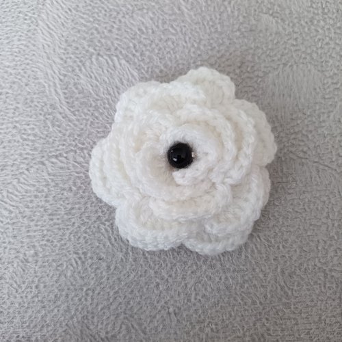 Aimant rose blanche décoratif au crochet pour réfrigérateur, magnet décoration frigo,objet décoratif maison