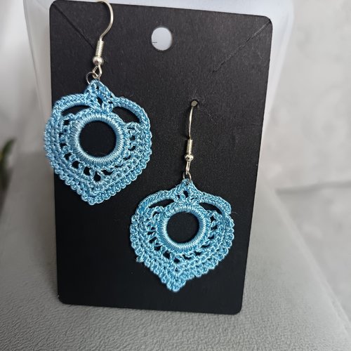 Boucles d'oreilles au crochet