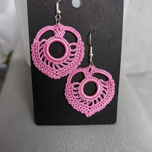 Boucles d'oreilles au crochet