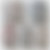 Ensembles de bijoux au crochet en perles, accessoire bijou pour femme, collier fantaisie,boucles d'oreilles pendantes au crochet en