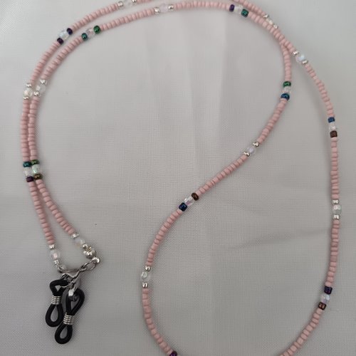 Chaîne de lunettes en perles, accessoires bijoux pour femme, porte attache lunettes