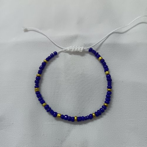 Bracelet macramé en perles, bracelet fait main, bracelet cordon coulissant, accessoire bijou pour femme
