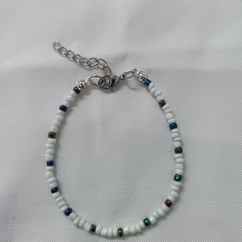 Bracelet en perles, accessoire bijou pour femme, bracelet perles fait main