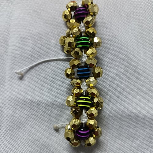 Bracelet macramé en perles cordon coulissant ajustable, accessoire bijou pour femme, bracelet tressé fait main