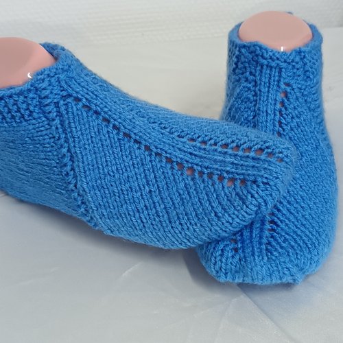 Chaussons tricotés pour femme, chaussons au tricot, accessoire pour femme
