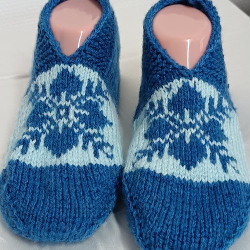 Chaussons tricotés pour femme, chaussons au tricot, accessoire pour femme