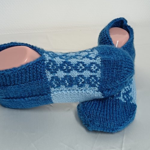 Chaussons tricotés pour femme, chaussons au tricot, accessoire pour femme