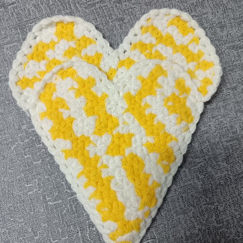 Rangement cœur au crochet, accessoire pour salle de bain, accroche mural au crochet, rangement brosse à dents