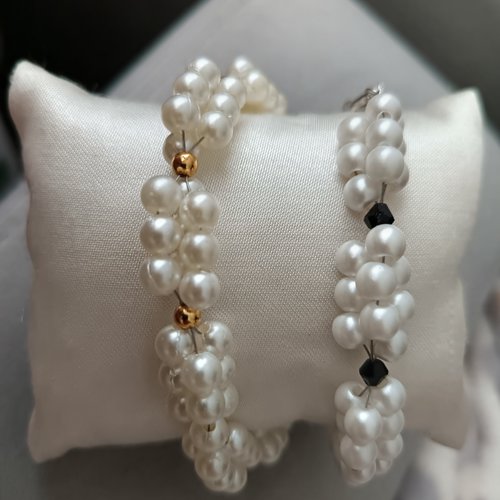 Bracelet torsadé fait main, bracelet de charme, accessoire bijou pour femme, création artisanale