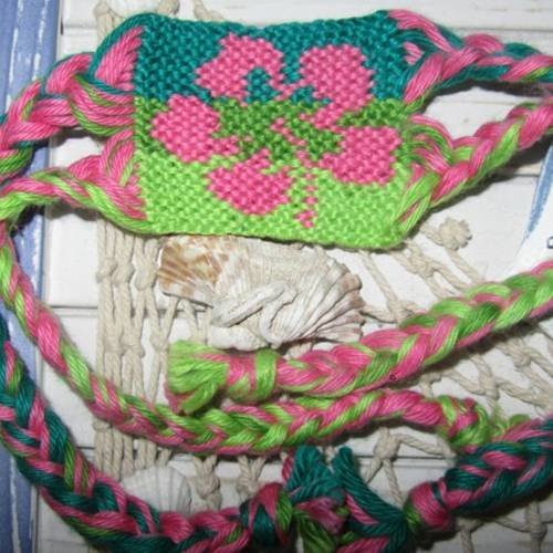 Bracelet brésilien fleur 