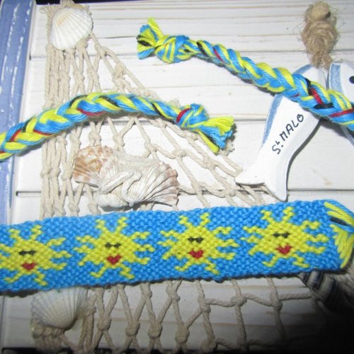Bracelet brésilien soleil d'été