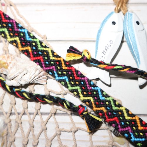 Bracelet brésilien "bellissimo arc en ciel"