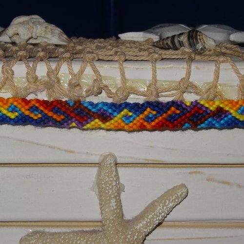 Bracelet brésilien "tsunami dégradé"