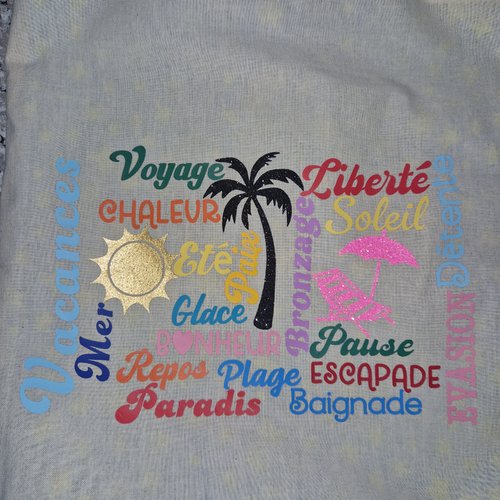 Tote bag "vacances"