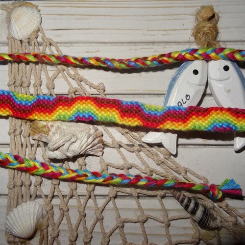 Bracelet brésilien "arc en ciel de montagne"