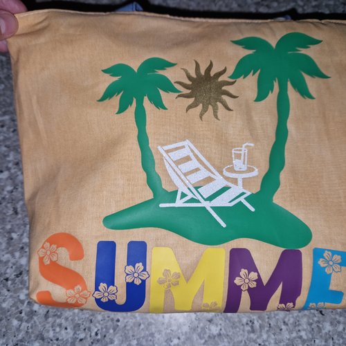 Sac cabas « eté paradisiaque » – plage et repos