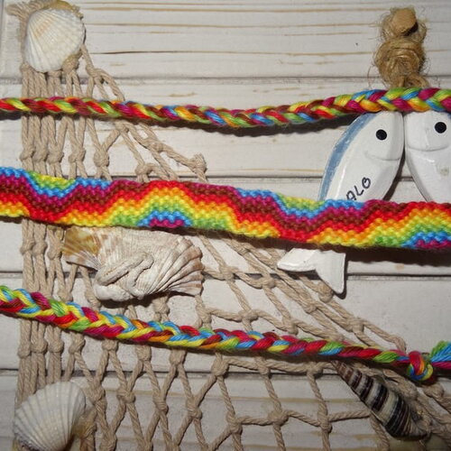 Bracelet brésilien arc en ciel de montagne