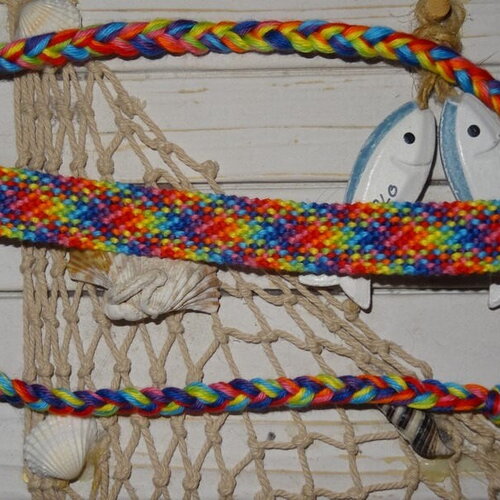 Bracelet brésilien frais et éclatant couleurs flashy