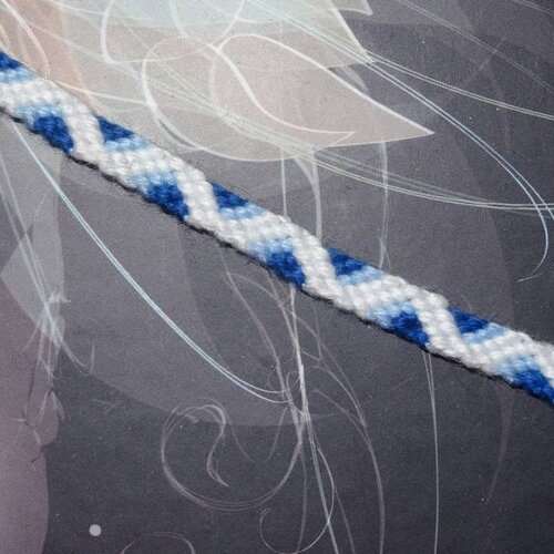 Bracelet brésilien ";zigzag discret"- choix des couleurs