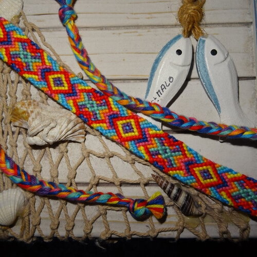 Bracelet brésilien "arlequin"