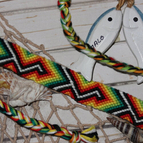 Bracelet brésilien flash reggae