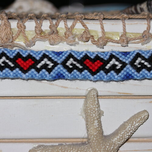 Bracelet brésilien cœur ailé