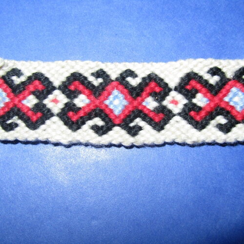 Bracelet brésilien papillons noir et rouge
