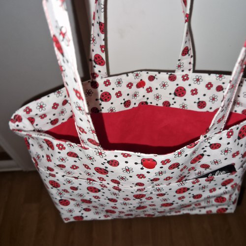 Petit sac  " coccinelles "