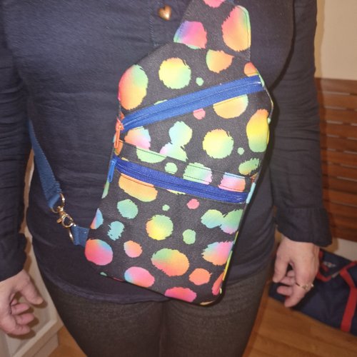 Nouveaute sac anti-vol "arc-en-ciel imperméable"