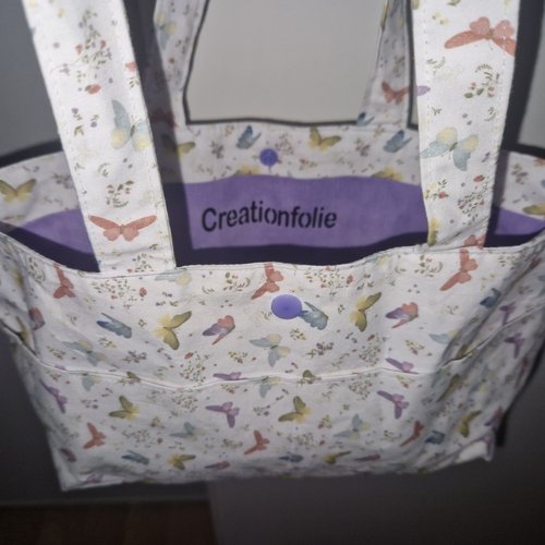 Nouveaute: petit sac  "petites papillons printaniers"