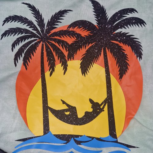 Sac cabas « détente au soleil »