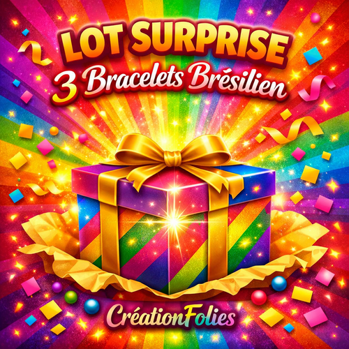 Lot surprise – 3 bracelets brésiliens