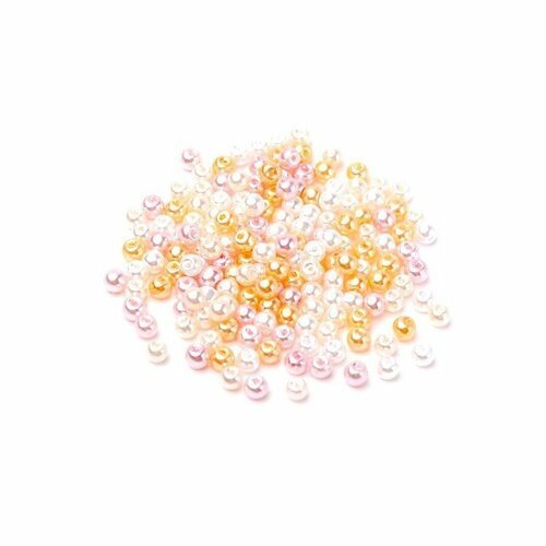 50 Perles Nacrée 6 mm Couleurs Différentes effet vert