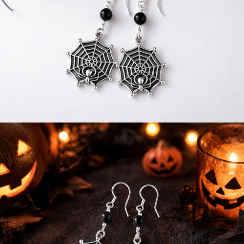 Boucle d'oreille halloween