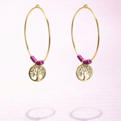 Créole "arbre de vie violette"