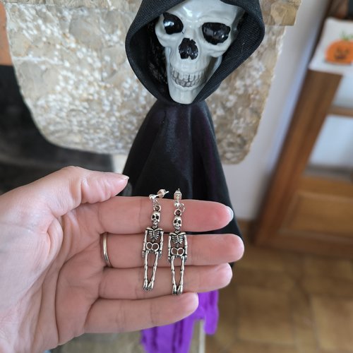 Boucle d'oreille halloween