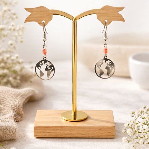 Boucle d'oreille "gaia"