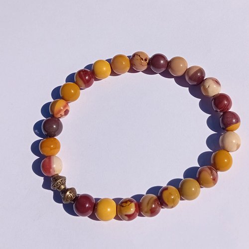 Bracelet en perles de jade