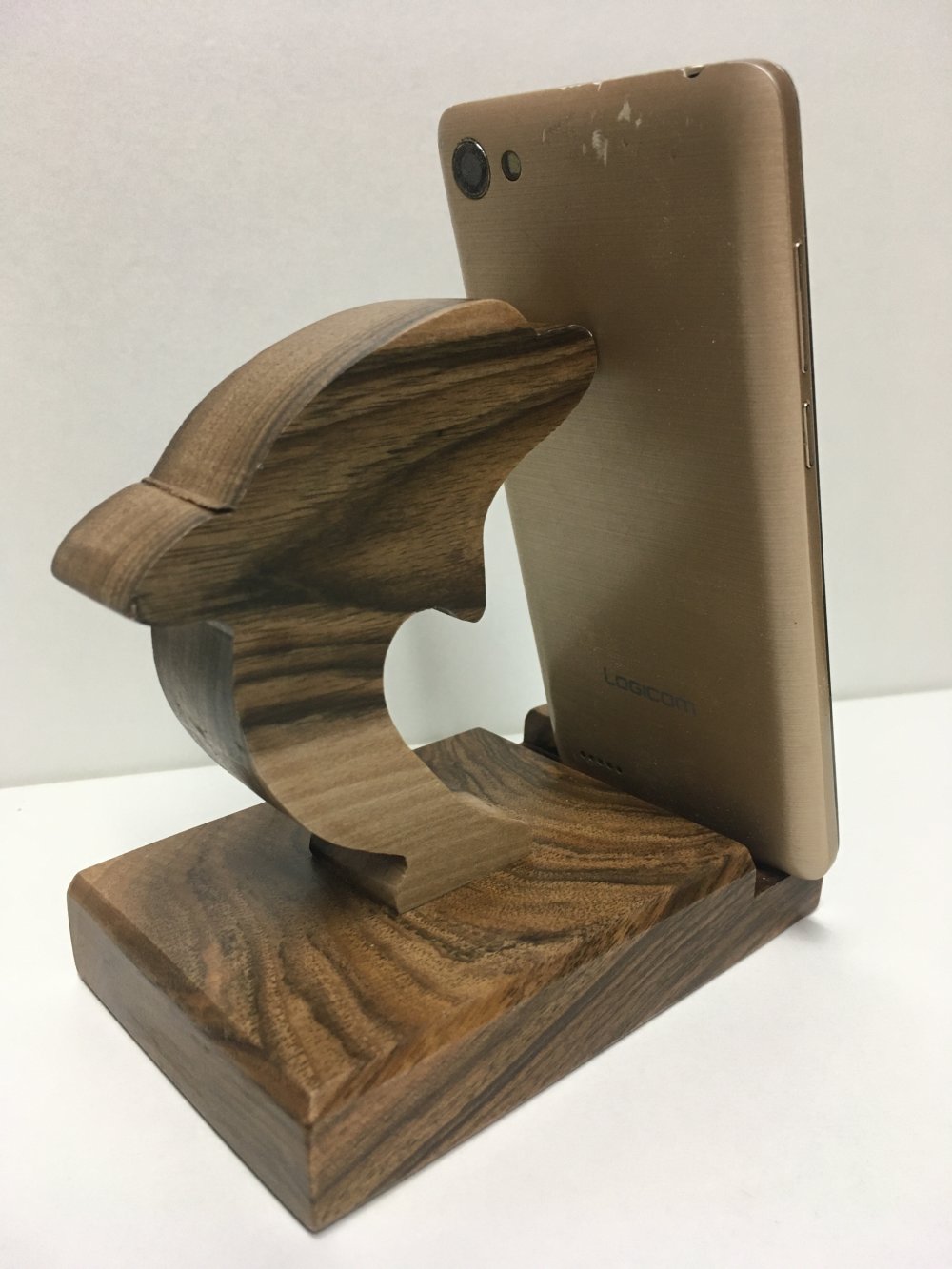 Kit support pour téléphone portable en bois à décorer - Objets