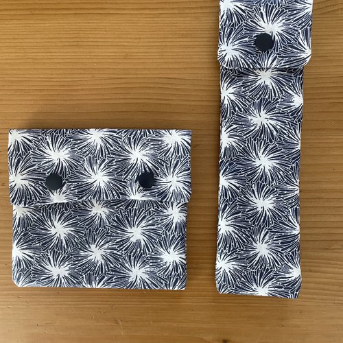 Pochette à savon / shampoing solide + pochette à brosse à dents