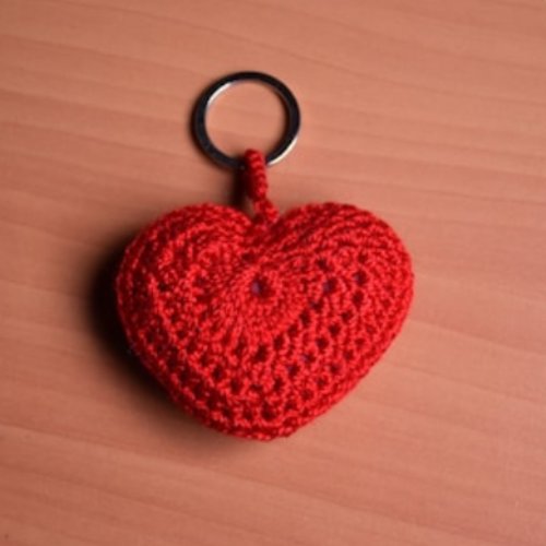 Porte-clef coeur