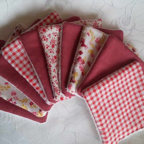 Lingettes lavables soin du visage et pour bébé avec sa panière